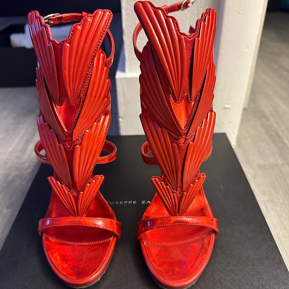Giuseppe Zanotti red “Cruel” heels